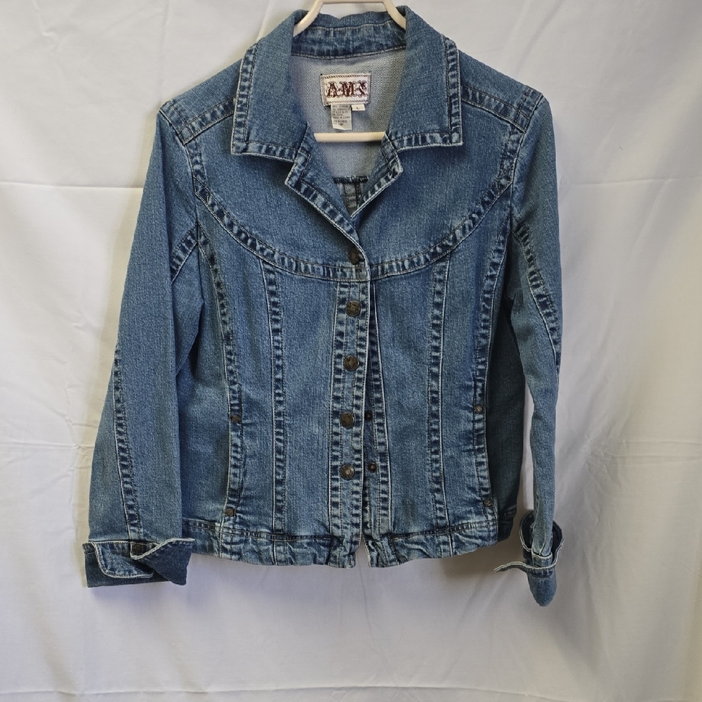 AMX Classic Blue Jean Jacket for Women